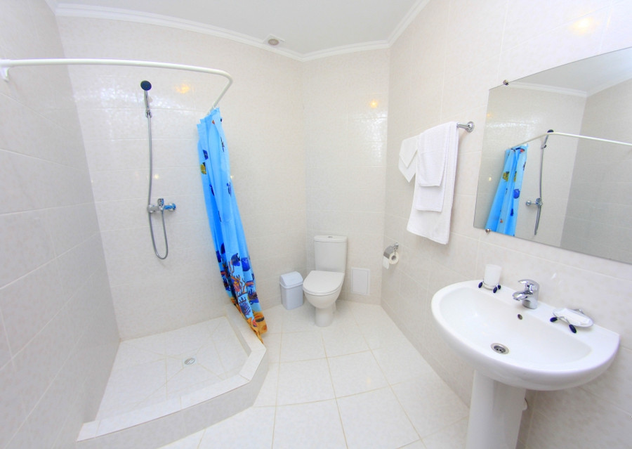 Ванная комната в номере, отель Дива, Судак Крым, фото