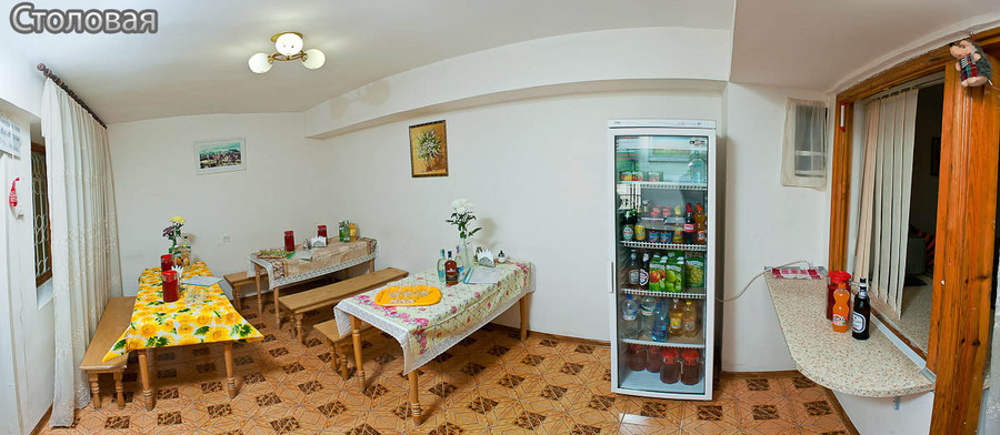Отель Белый парус в Судаке Крым, столовая фото