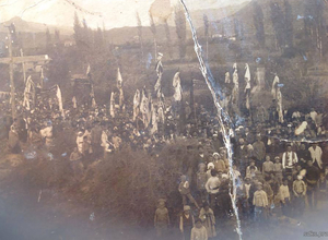 Старая фотография. Судак, 1917 год. Жители города