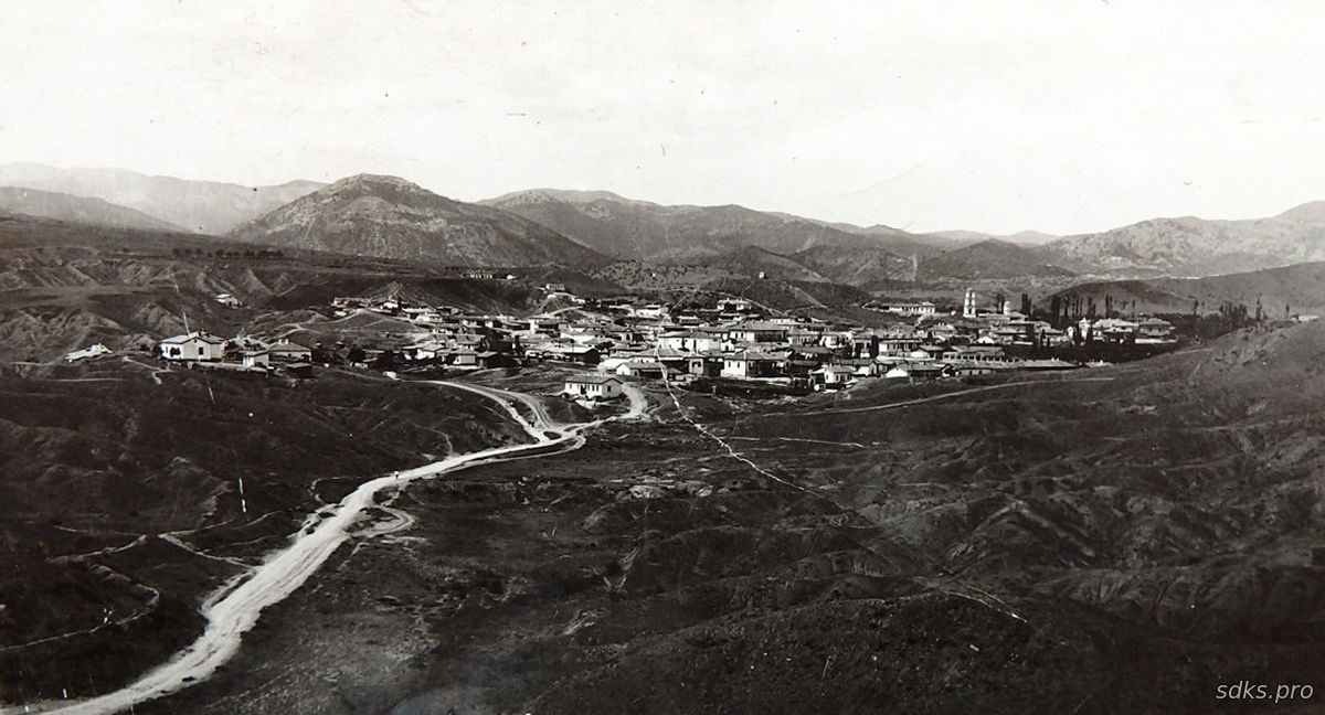 Судак. Старый панорамный снимок. 1914 год
