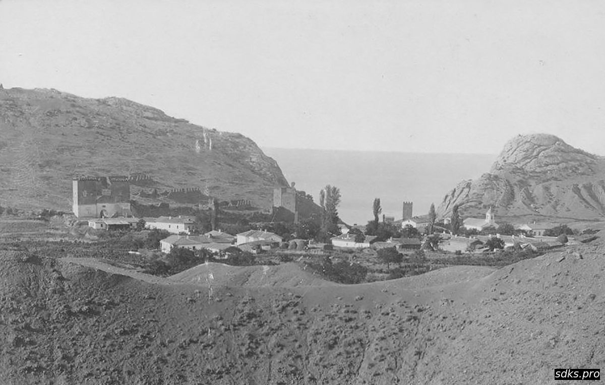 Панорама города Судак. 1910 год