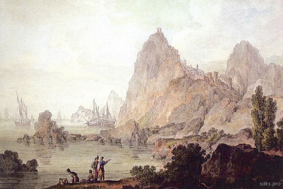 Картина Судакская крепость